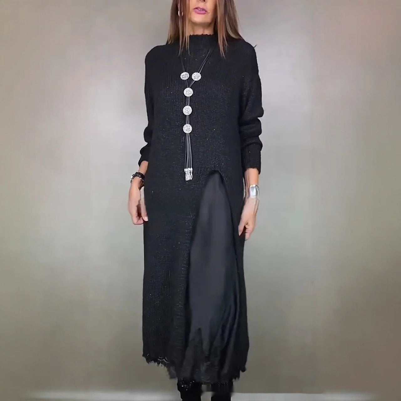 Alberta™ | Zweiteiliges Wollkleid