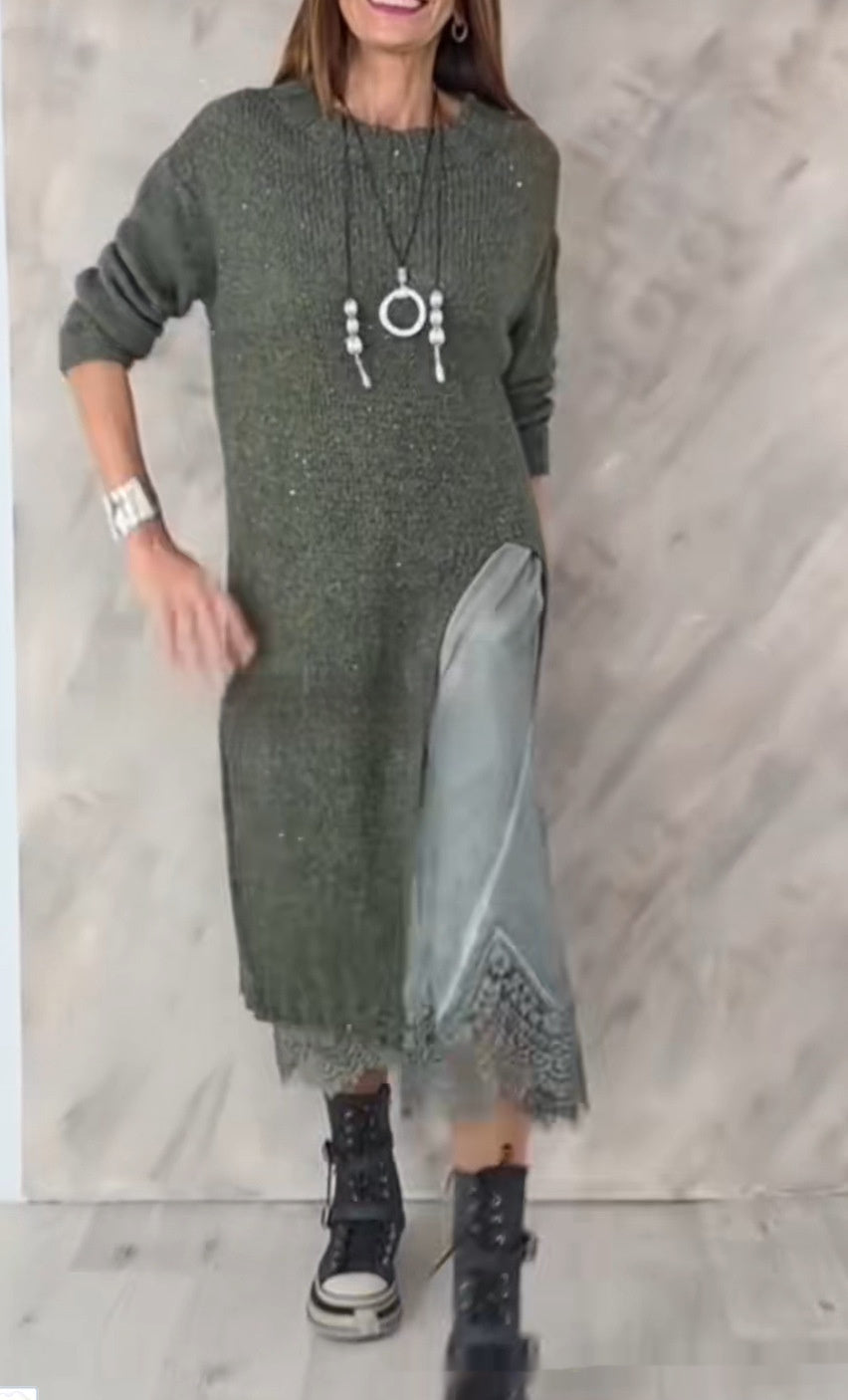 Alberta™ | Zweiteiliges Wollkleid