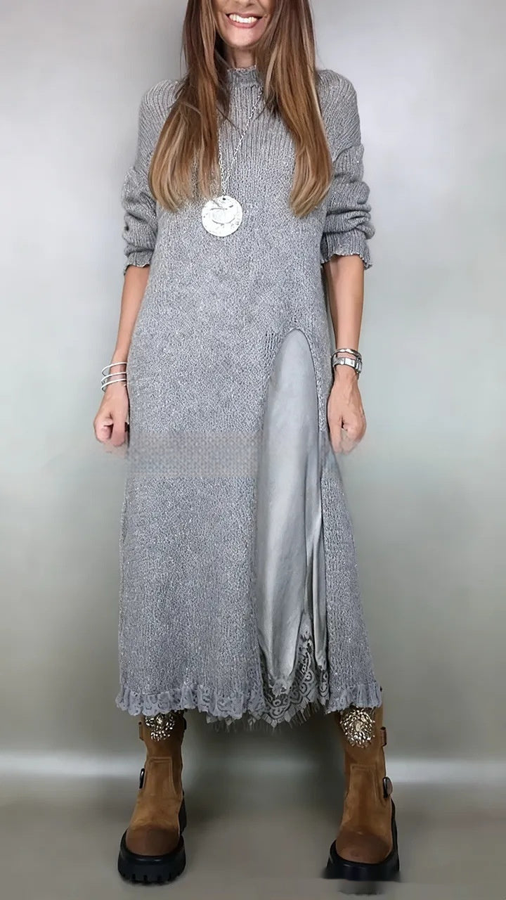 Alberta™ | Zweiteiliges Wollkleid