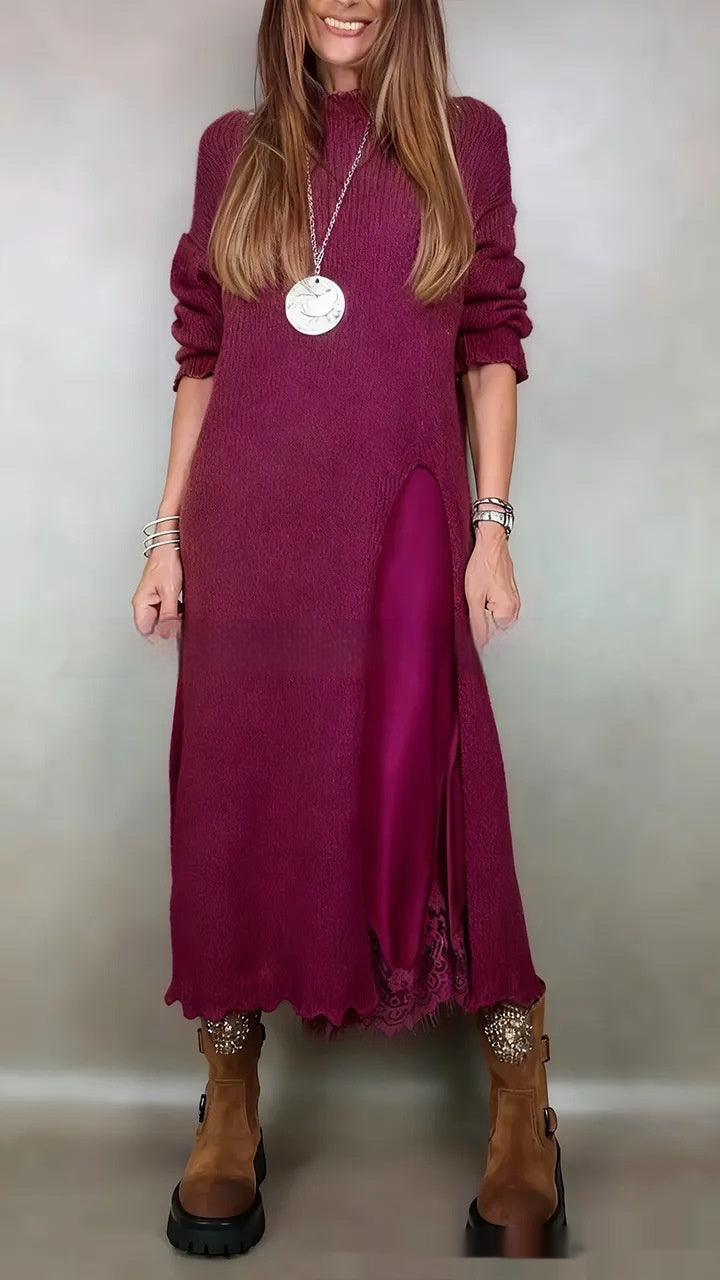 Alberta™ | Zweiteiliges Wollkleid