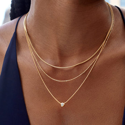 Amélie™| Goldkette mit Herzanhänger