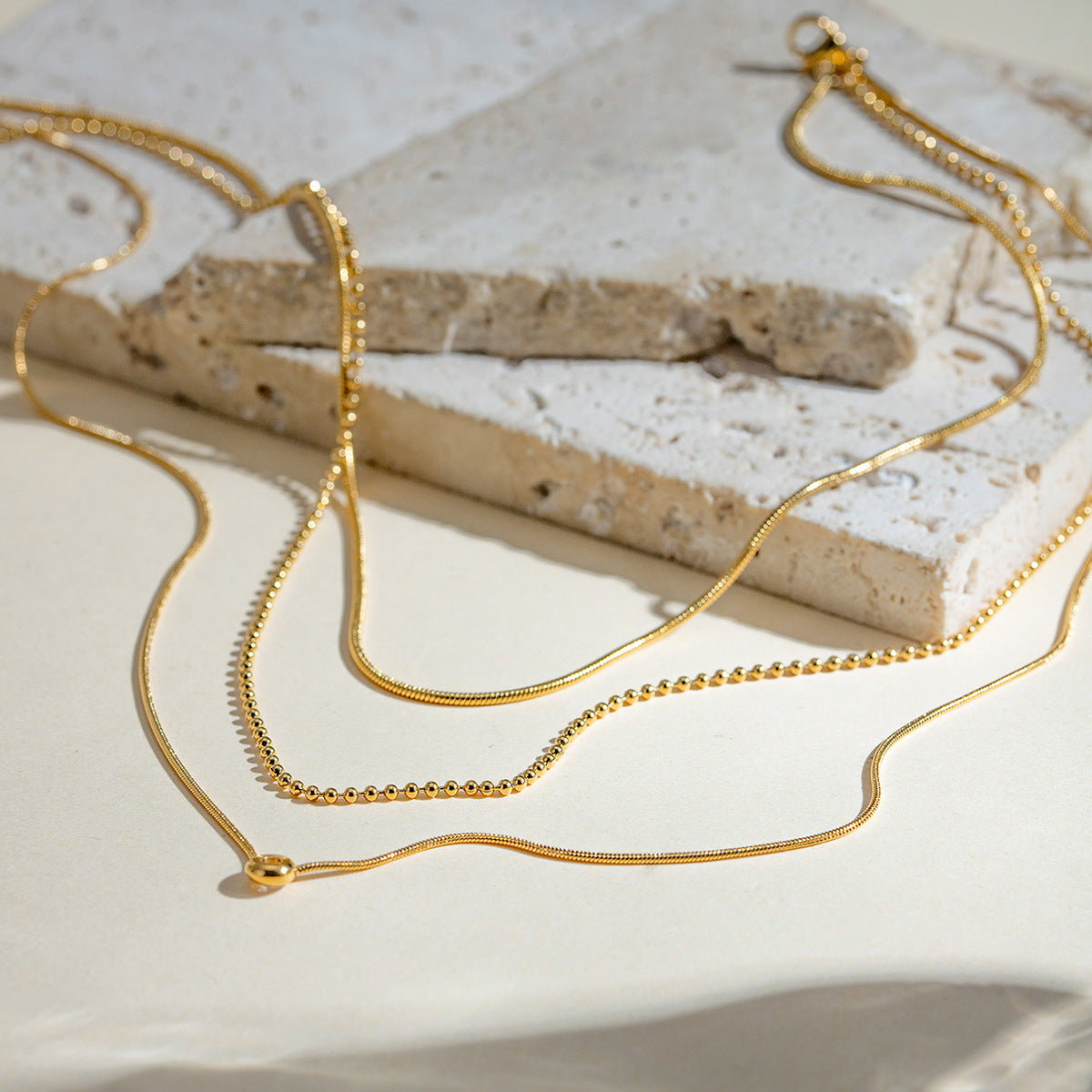 Amélie™| Goldkette mit Herzanhänger